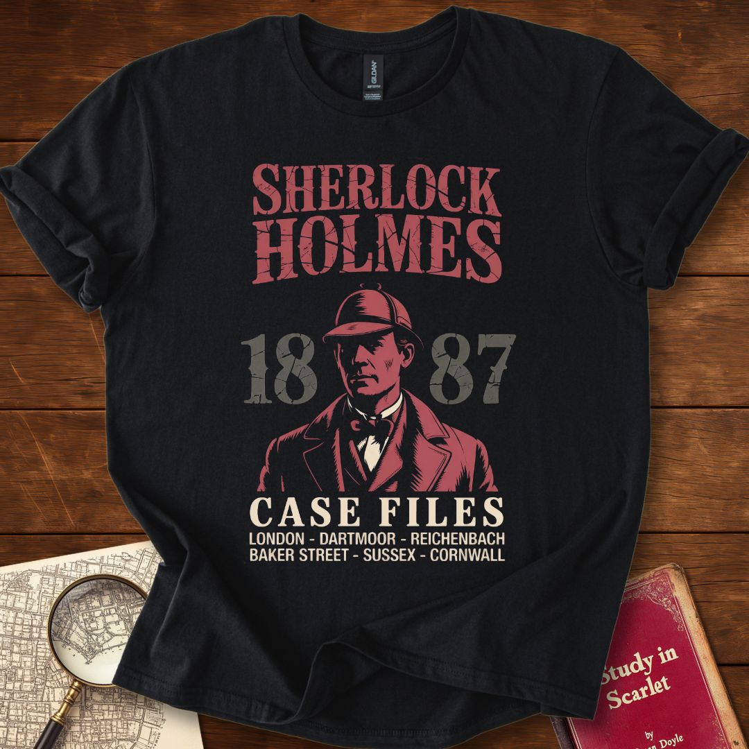 Sherlock Holmes 1887 Case Files (Distressed Version) T-Shirt
