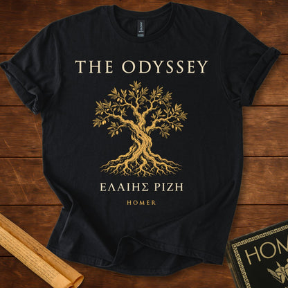 The Odyssey Olive Tree | Homer Greek Classic Lit T-Shirt