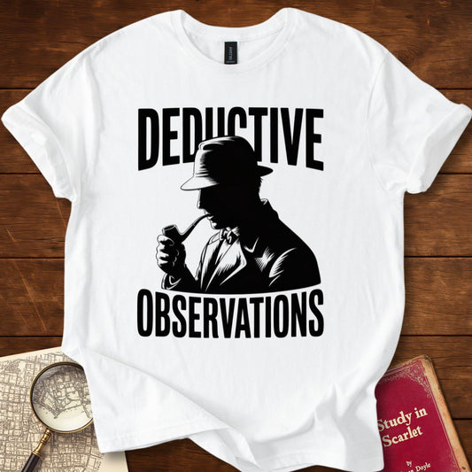 Deductive Observations – Sherlock Holmes Graphic T-Shirt
