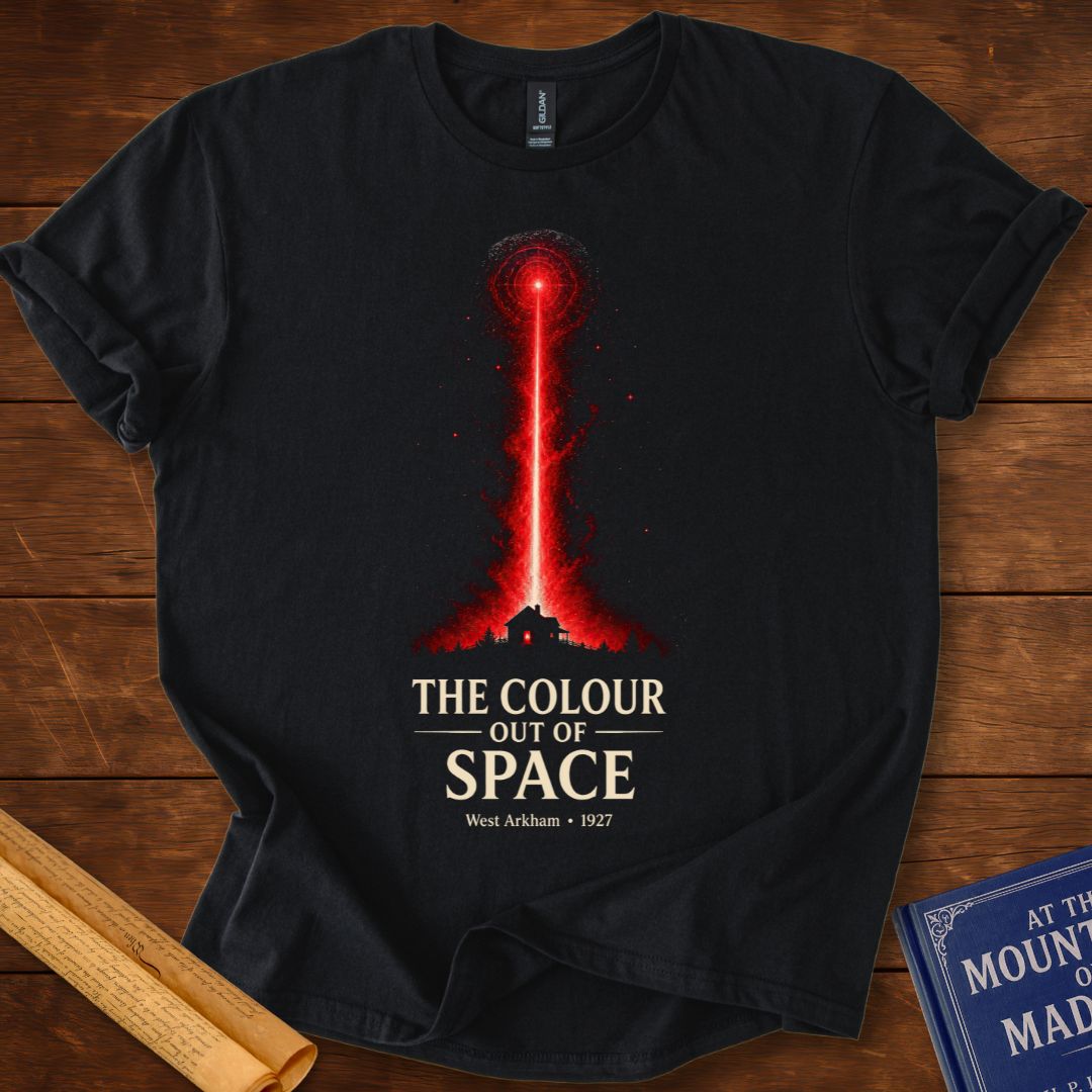 H. P. Lovecraft – The Colour Out of Space Cosmic Horror T-Shirt Black