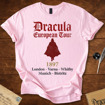 Dracula European Tour  1897 Distressed Version T-Shirt
