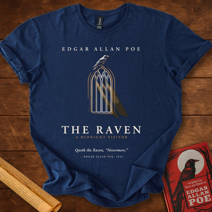 The Raven – A Midnight Visitor Edgar Allan Poe T-Shirt