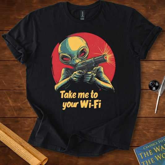 Take me to your Wi-Fi T-Shirt Black