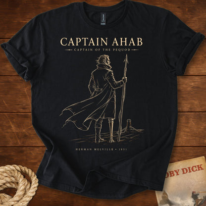 Captain Ahab – Captain of the Pequod  | Moby-Dick T-Shirt