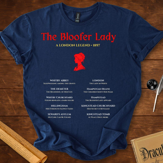 The Bloofer Lady – A London Legend 1897 Literary Gothic T-Shirt