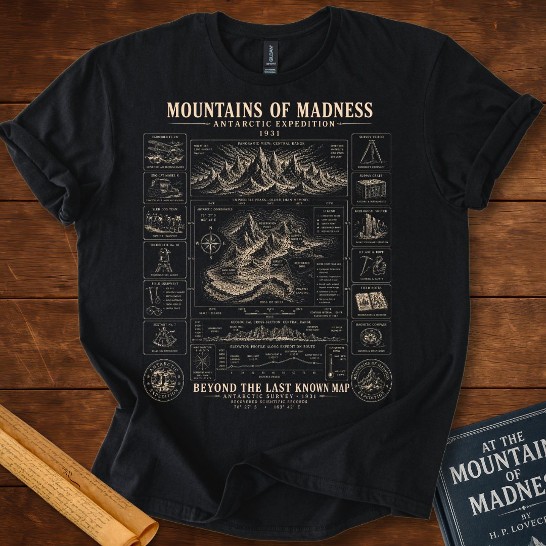 Mountains of Madness Antarctic Expedition 1931 – T-Shirt