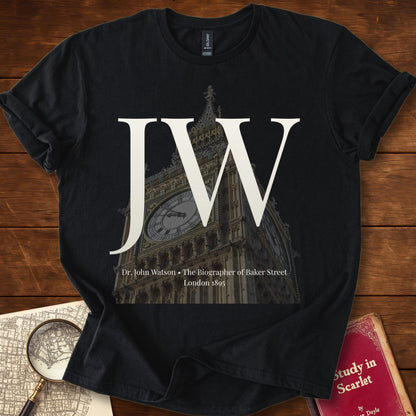 Dr John Watson Sherlock Holmes Duogram London T-Shirt