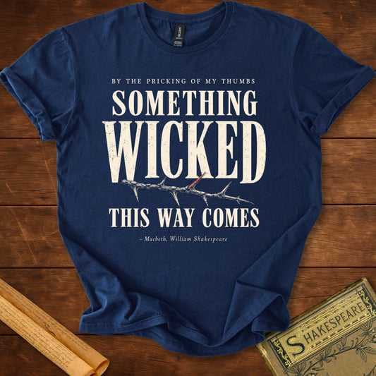 Something Wicked This Way Comes – Macbeth T-Shirt Navy