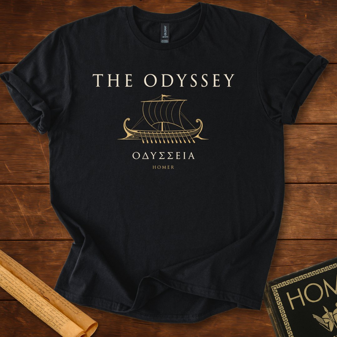 The Odyssey Ship | Greek Classic Homer Literary T-Shirt