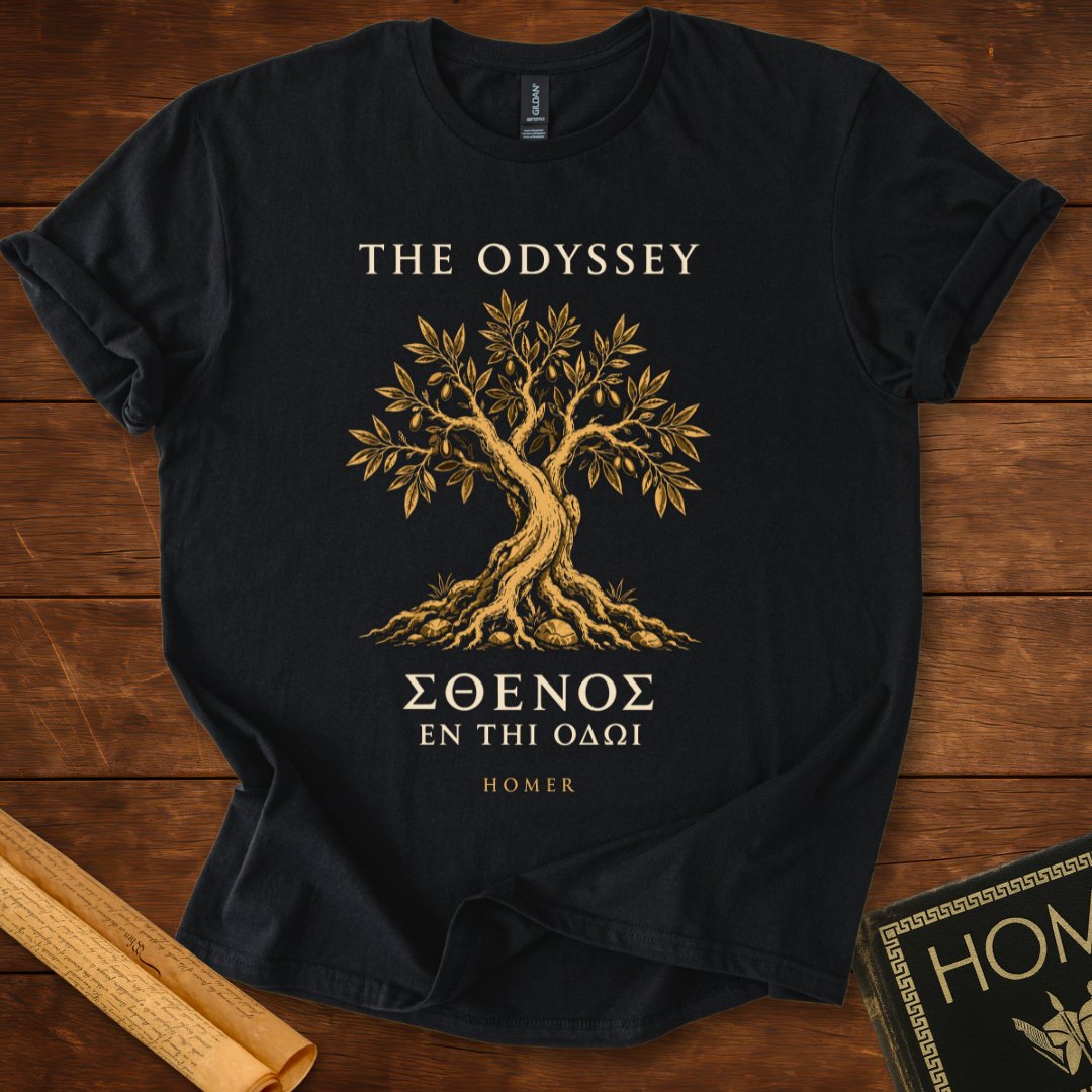 The Odyssey — "Strength in the Journey" (Greek Version) T-Shirt