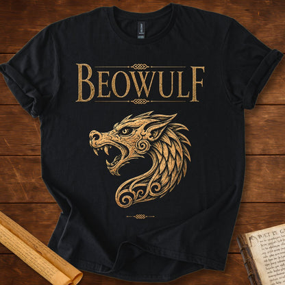 Beowulf Dragon | Anglo-Saxon Literary T-Shirt
