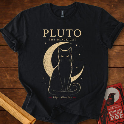 Pluto: The Black Cat – Edgar Allan Poe Gothic T-Shirt