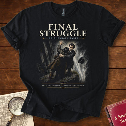 Final Struggle – Reichenbach Falls Sherlock Holmes T-Shirt