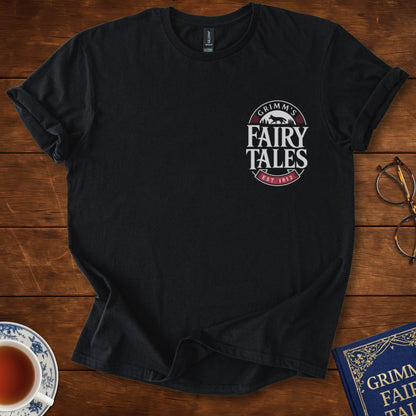 Grimm’s Fairy Tales – Est. 1812 (Left Chest Print) T-Shirt