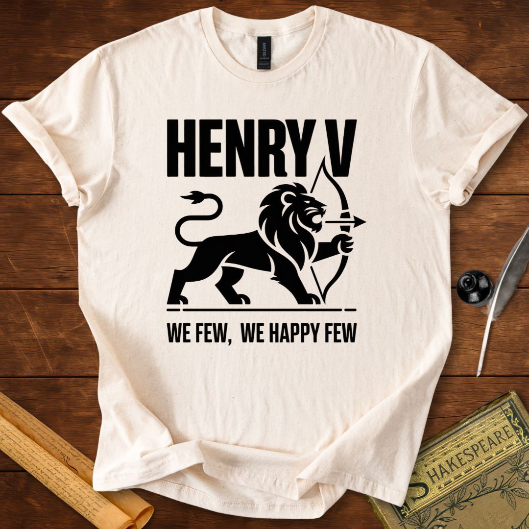 Henry V – We Few, We Happy Few Literary T-Shirt