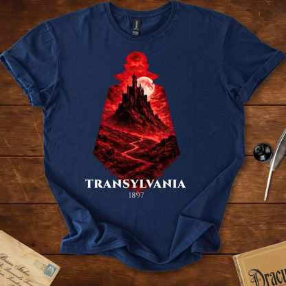 Dracula Transylvania  1897 Silhouette T-Shirt