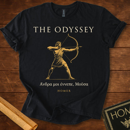 The Odyssey – Archer (Minimal Hero Pose)  Greek Classic Homer T-Shirt