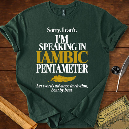 Iambic Pentameter Shakespeare T-Shirt