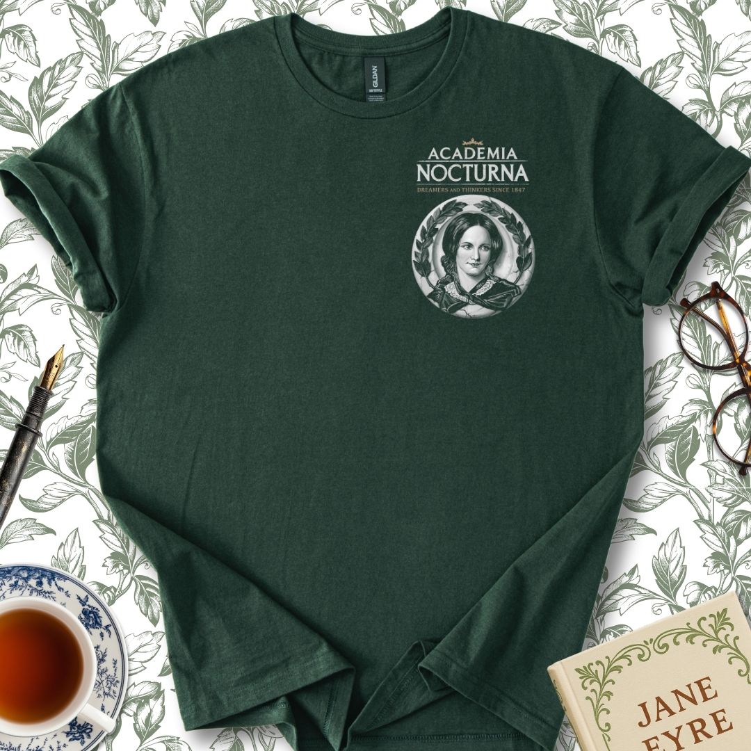 Academia Nocturna Charlotte Brontë Insignia T-Shirt