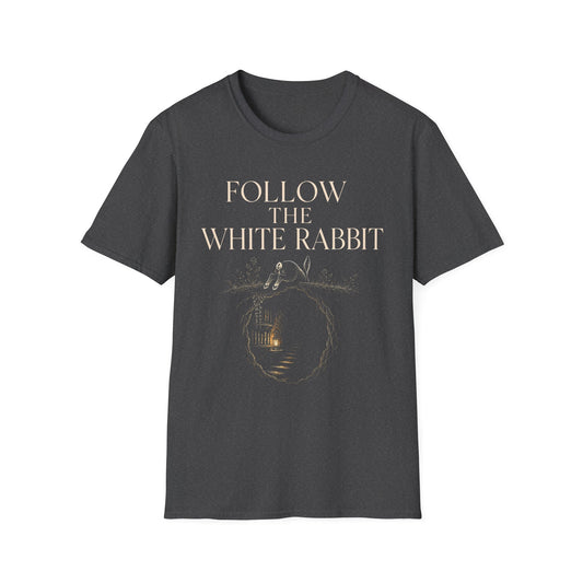 Follow The White Rabbit – Literary Adventure T-Shirt