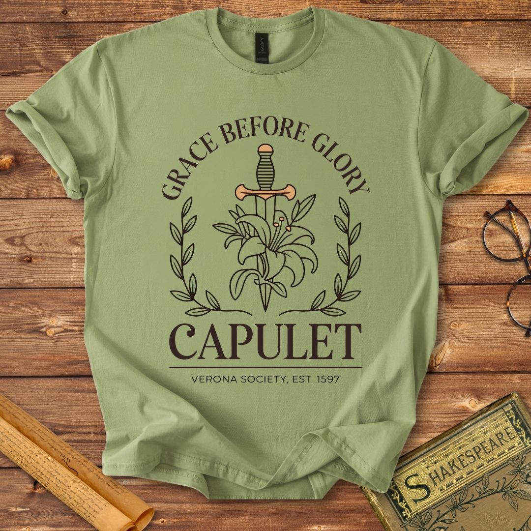 Capulet Grace Before Glory Shakespeare T-Shirt