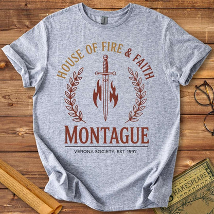 Montague House of Fire & Faith Shakespeare T-Shirt