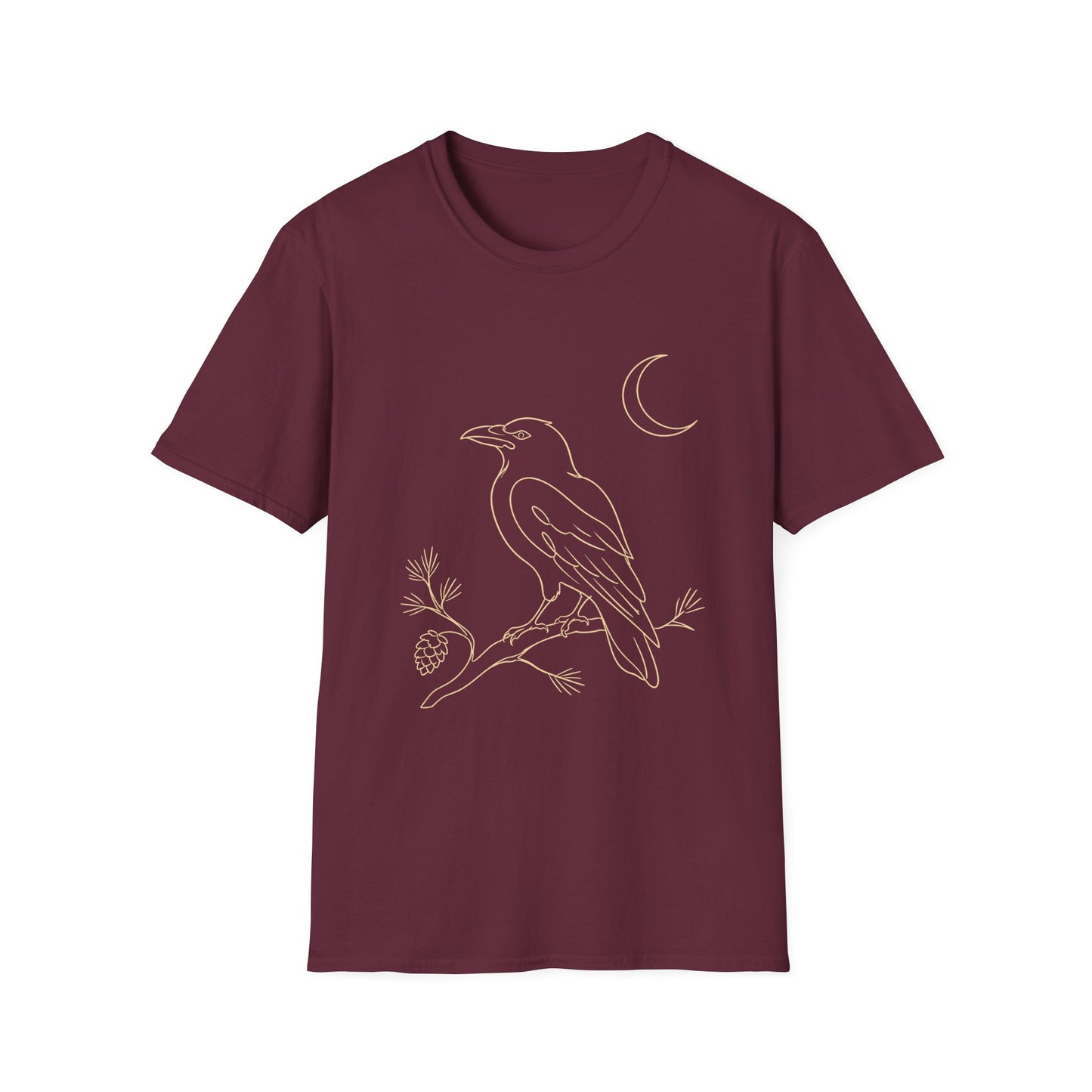 Nevermore Moonlit Raven – Edgar Allan Poe T-Shirt