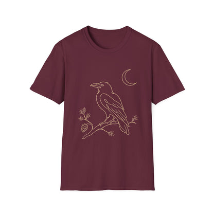 Nevermore Moonlit Raven – Edgar Allan Poe T-Shirt