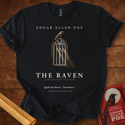 The Raven – A Midnight Visitor Edgar Allan Poe T-Shirt
