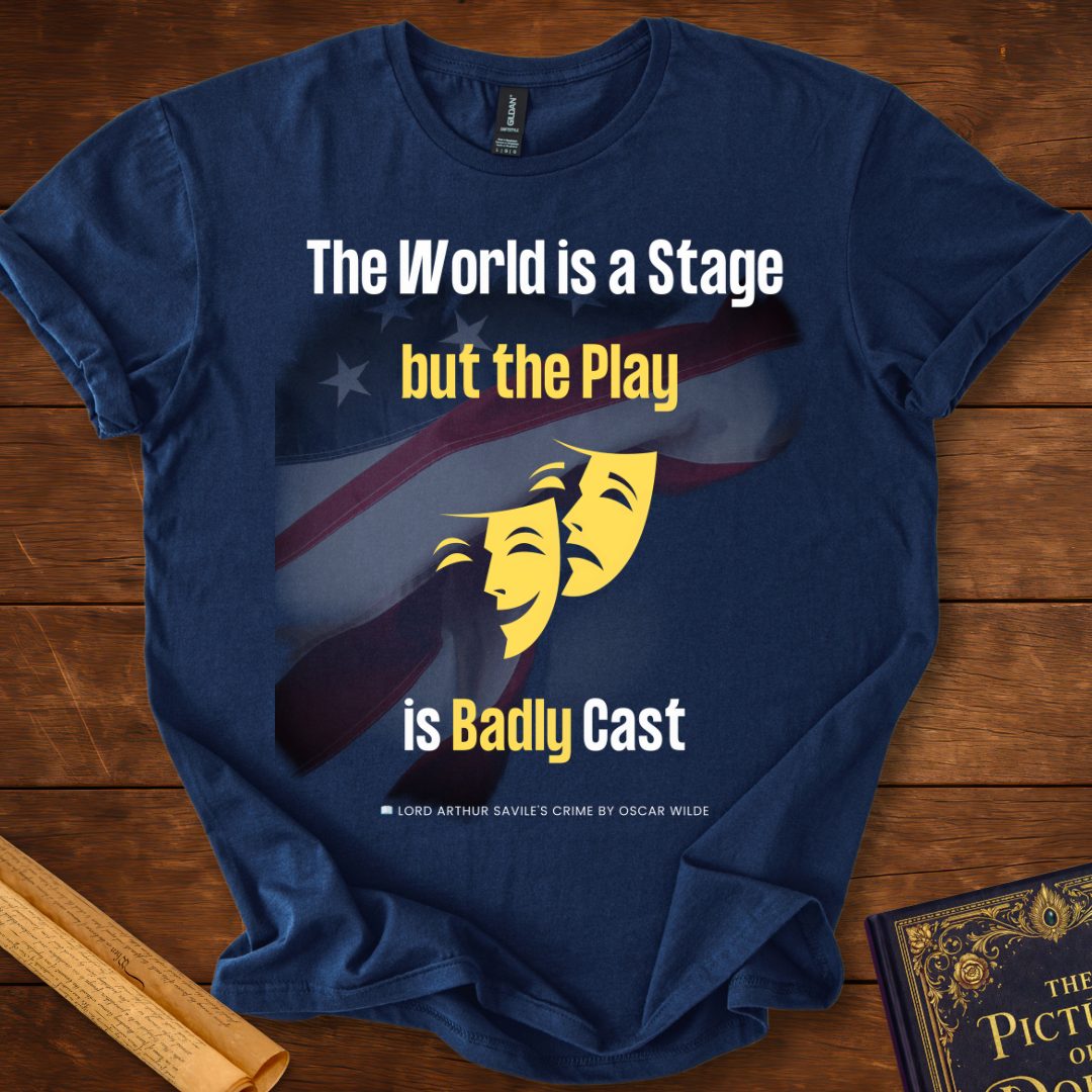The World is a Stage T-Shirt Navy