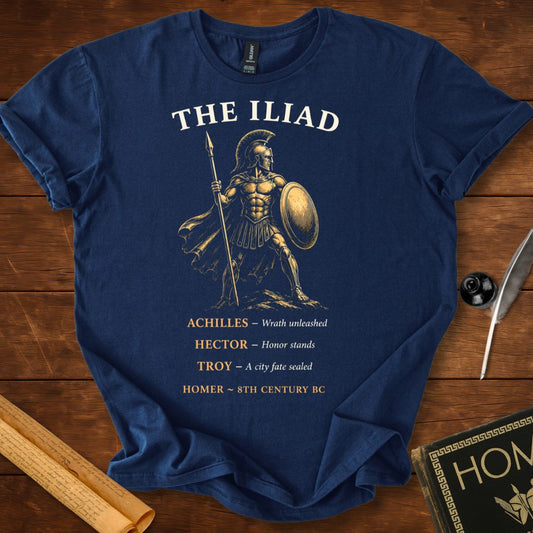 Homer’s The Iliad – Ancient Greek Warrior T-Shirt