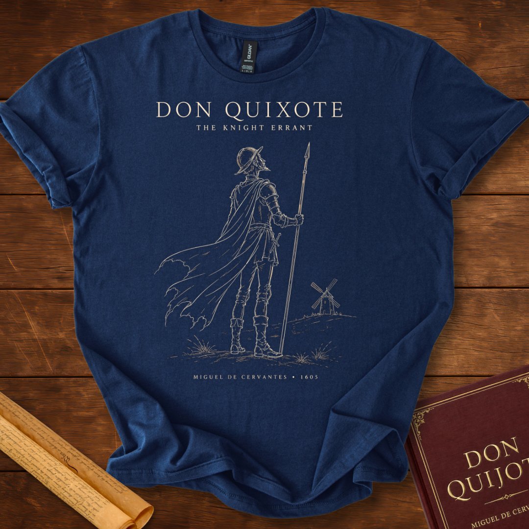 Don Quixote Knight Errant Silhouette T-Shirt