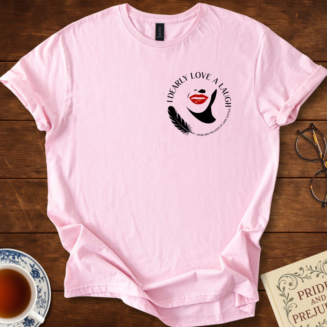 I Dearly Love a Laugh Circular Insignia T-Shirt