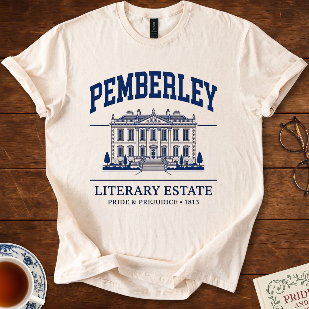 Pemberley Literary Estate Pride and Prejudice T-Shirt