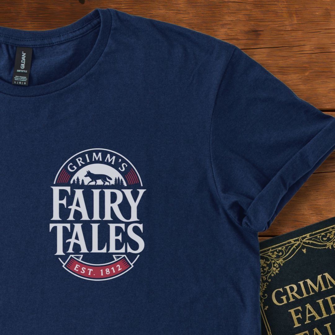 Grimm’s Fairy Tales – Est. 1812 (Left Chest Print) T-Shirt