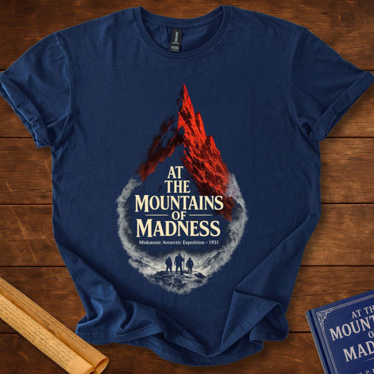 H. P. Lovecraft – At the Mountains of Madness Literary Horror T-Shirt