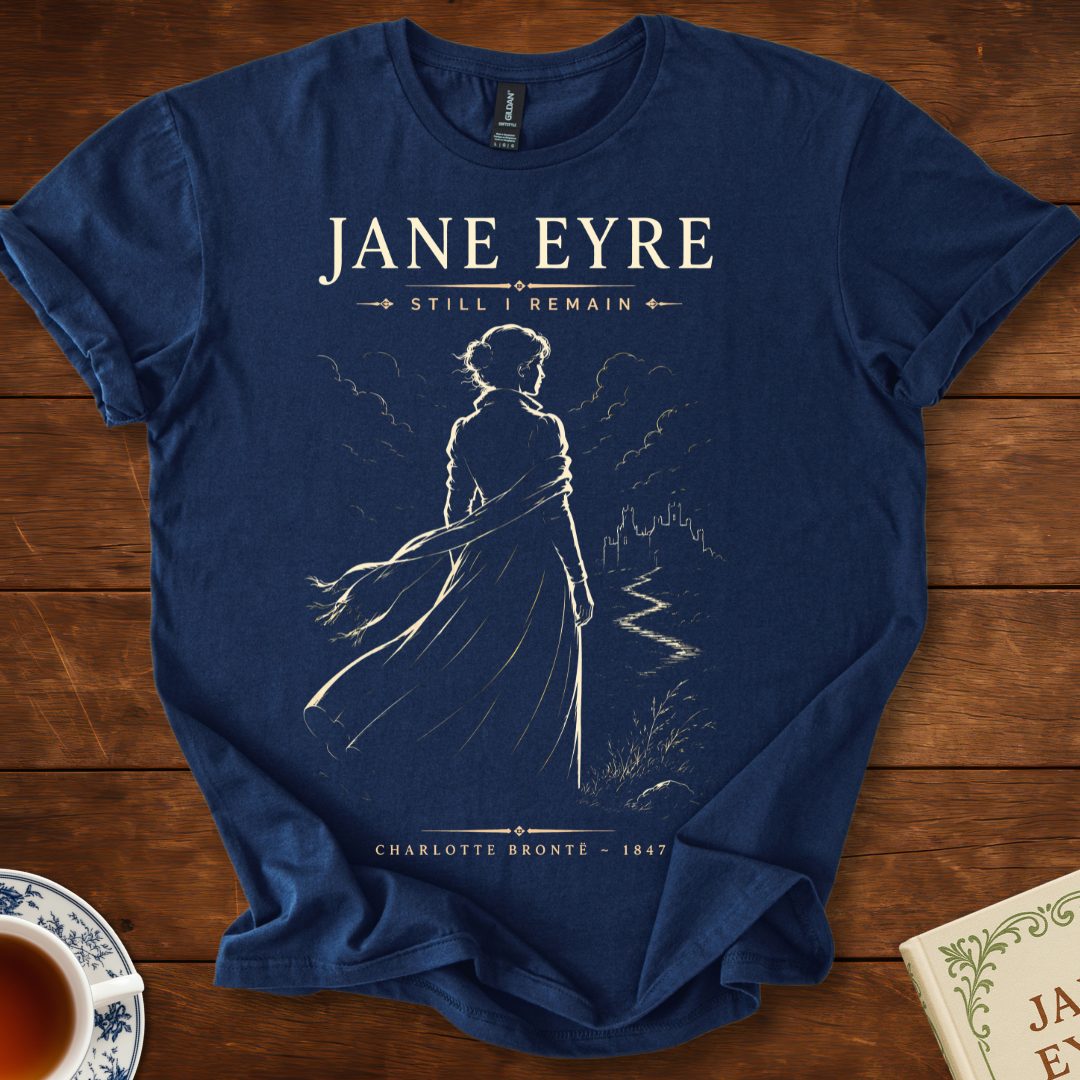 Jane Eyre – Still I Remain T-Shirt Navy