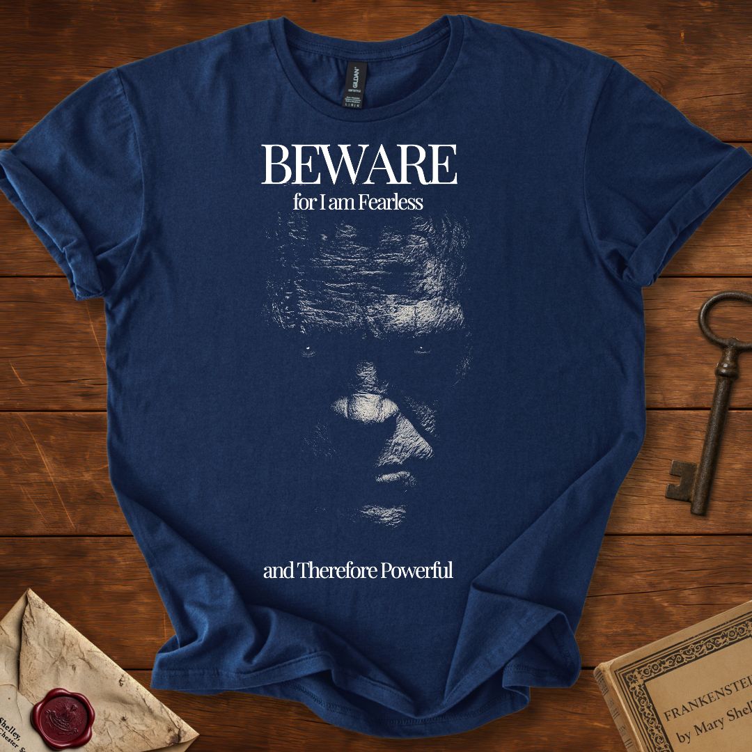 Beware for I am Fearless T-Shirt Navy