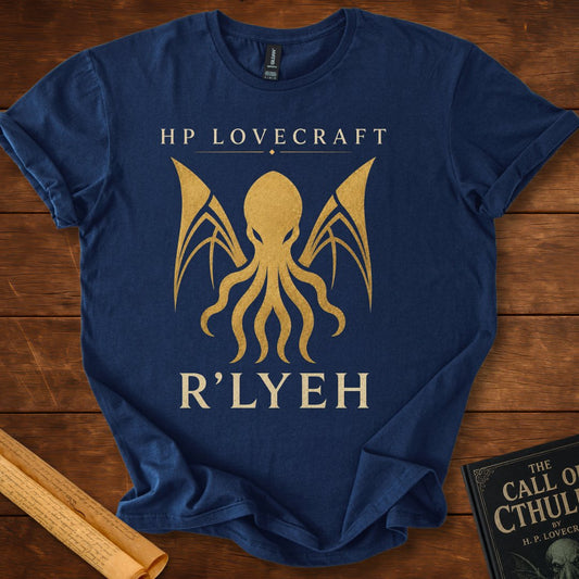 R'lyeh – HP Lovecraft Literary T-Shirt