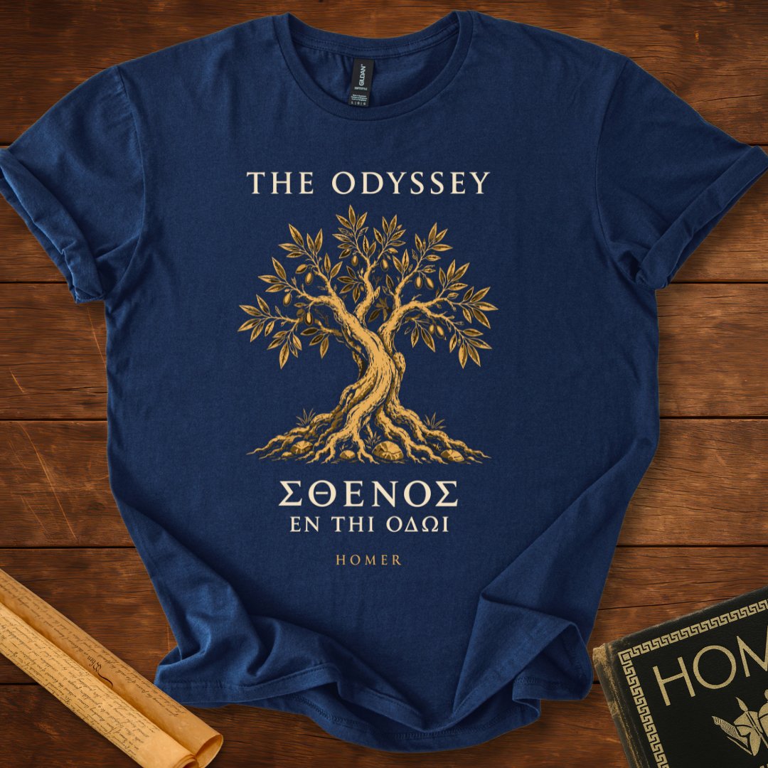 The Odyssey — "Strength in the Journey" (Greek Version) T-Shirt