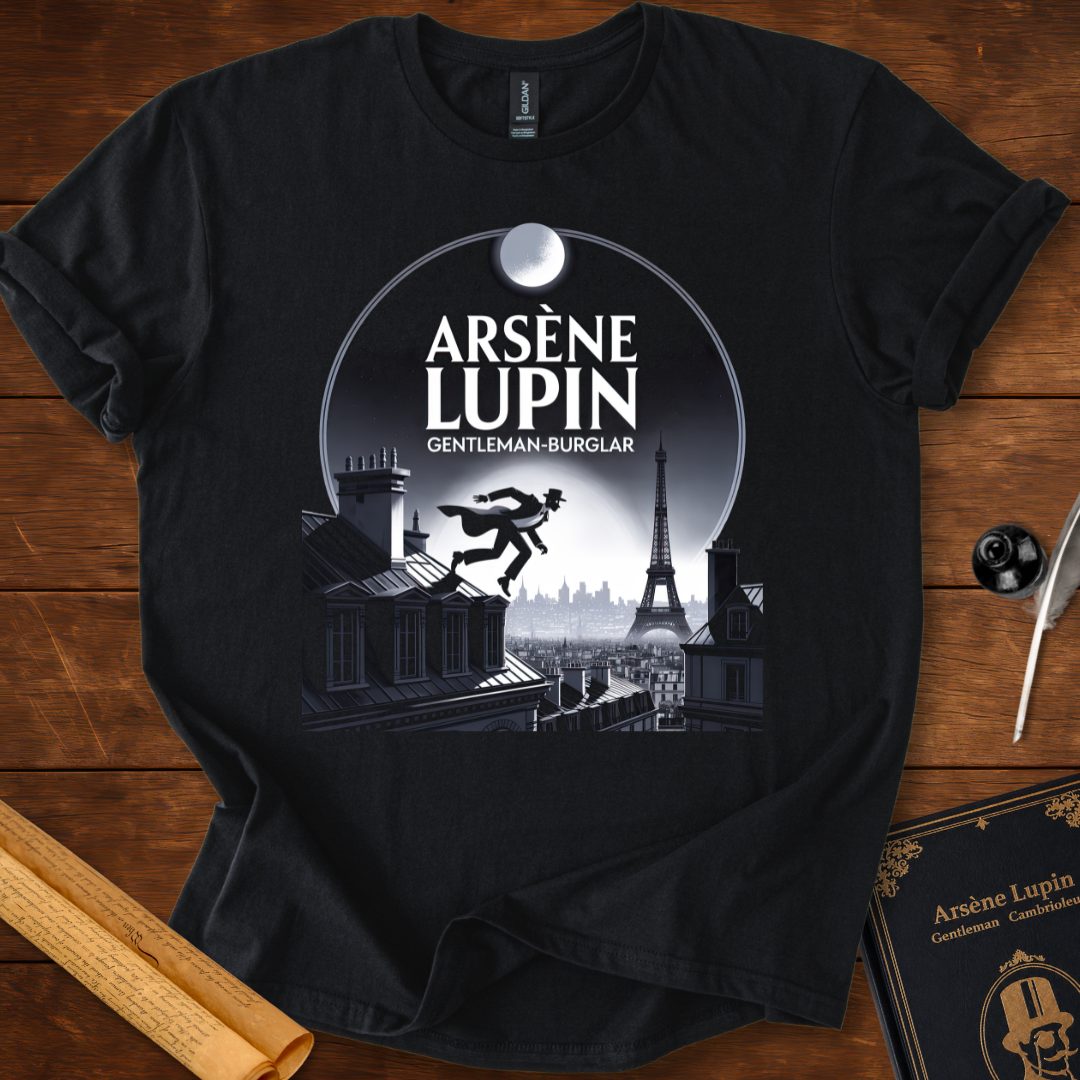 Arsène Lupin Gentleman Burglar T-Shirt Black