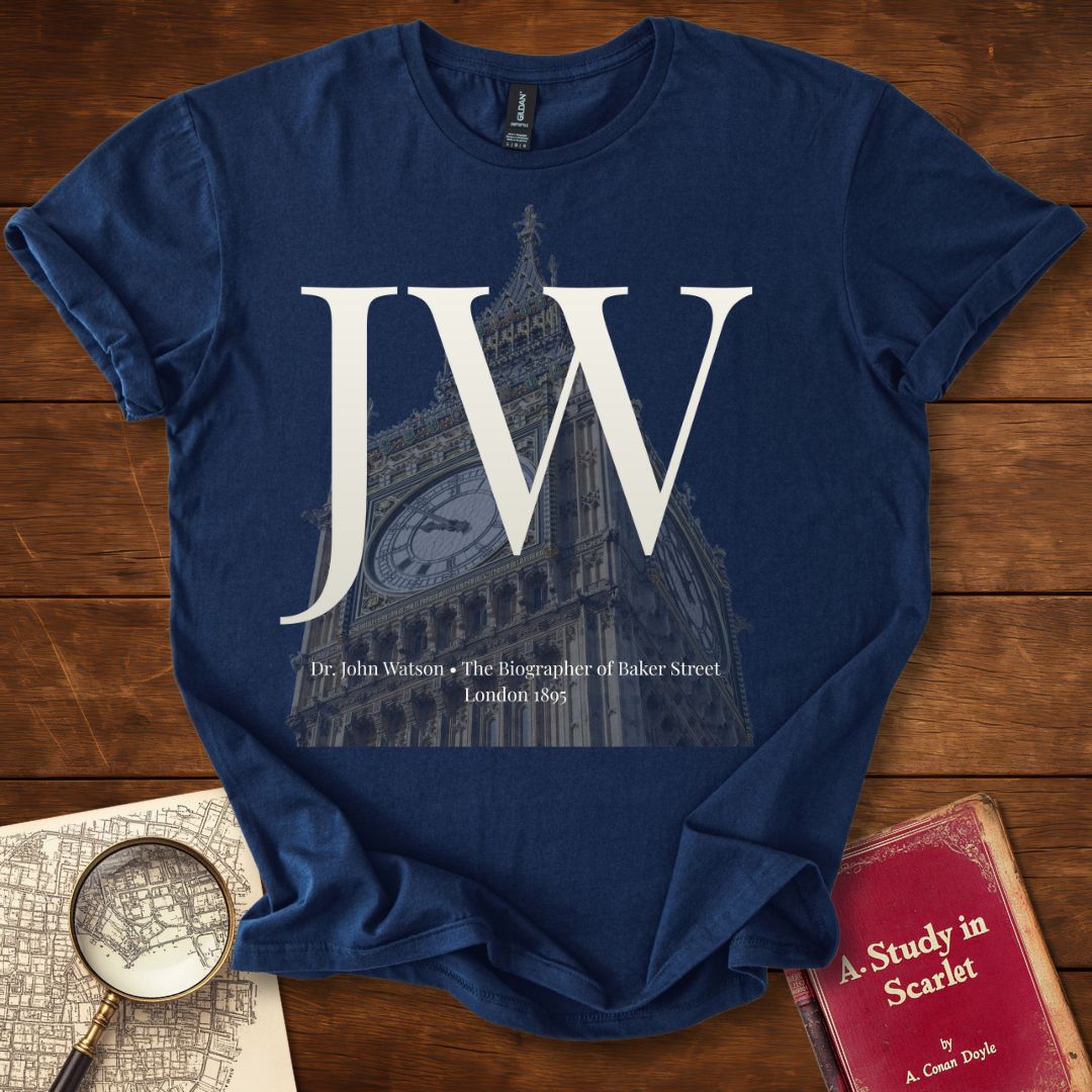Dr John Watson Sherlock Holmes Duogram London T-Shirt