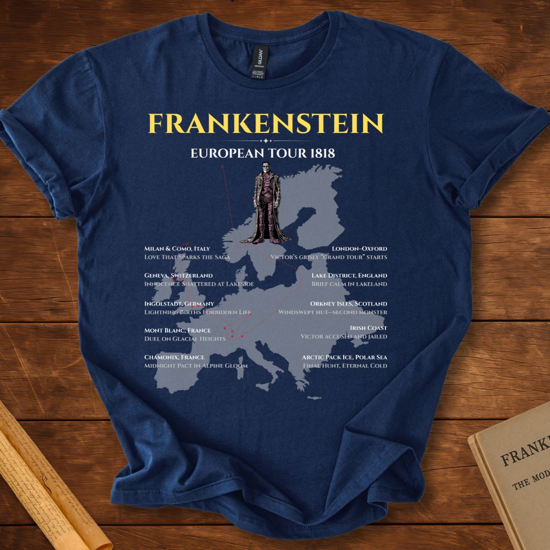 Frankenstein European Tour T-Shirt Navy