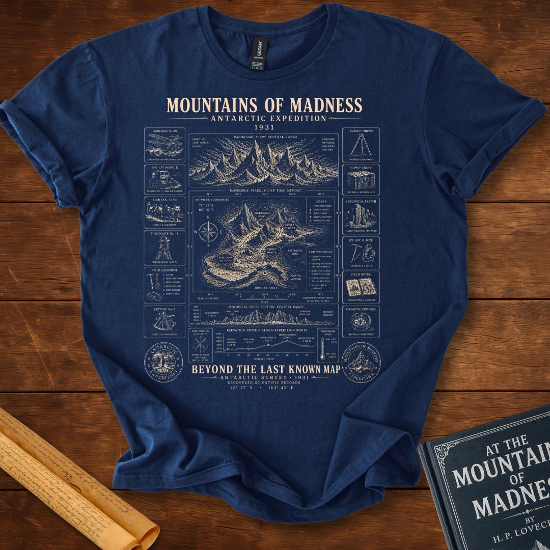 Mountains of Madness Antarctic Expedition 1931 – T-Shirt