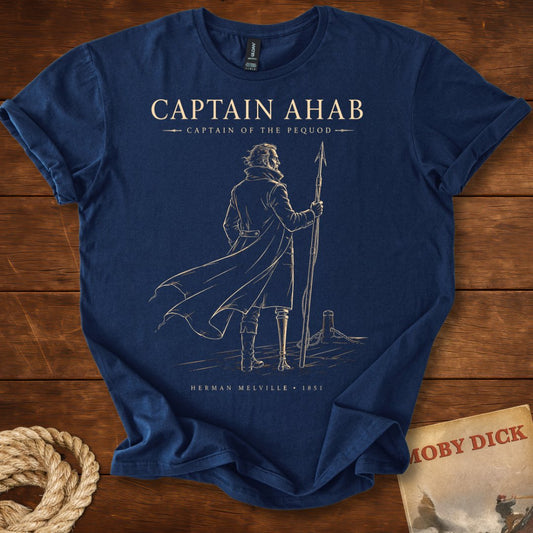 Captain Ahab – Captain of the Pequod  | Moby-Dick T-Shirt