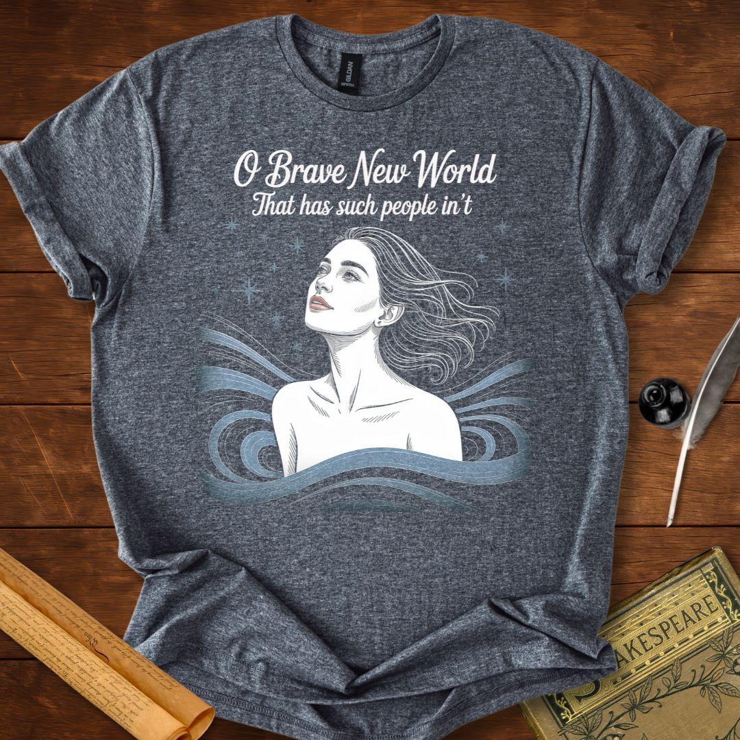Brave New World Miranda Shakespeare T-Shirt