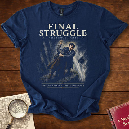 Final Struggle – Reichenbach Falls Sherlock Holmes T-Shirt