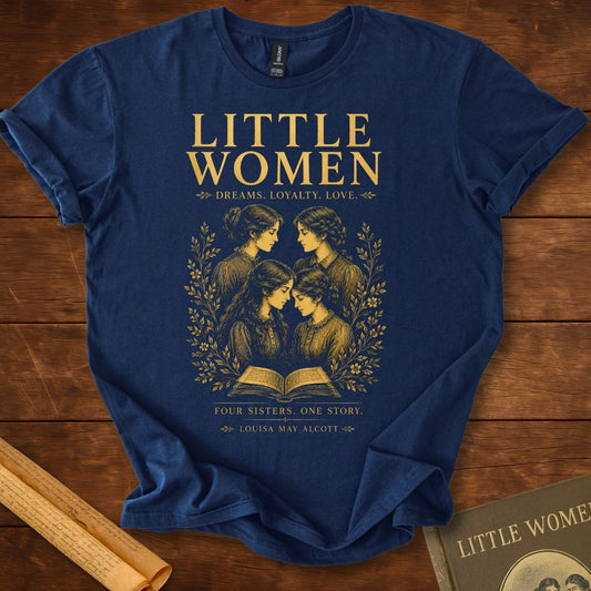 Little Women – Four Sisters, One Story Literary T-Shirt