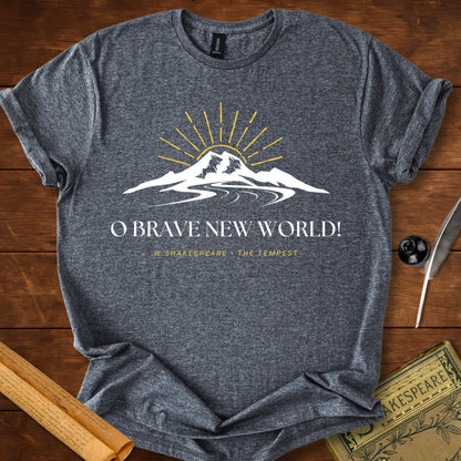 Brave New World Sunrise Shakespeare T-Shirt