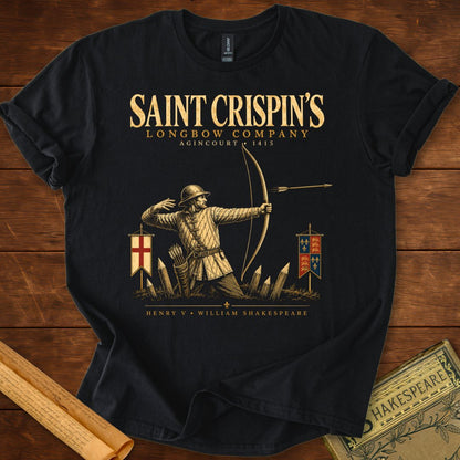 Saint Crispin’s Longbow Company – Agincourt Archer Henry V T-Shirt